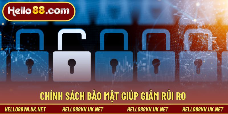 Chính sách bảo mật giúp giảm rủi ro trong môi trường trực tuyến