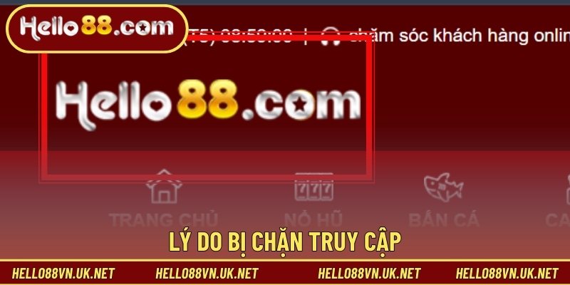 Lý do bị chặn truy cập